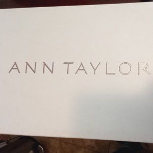 Size 7 Ann Taylor Black Suede Pump